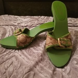 Coach Wood Sandals